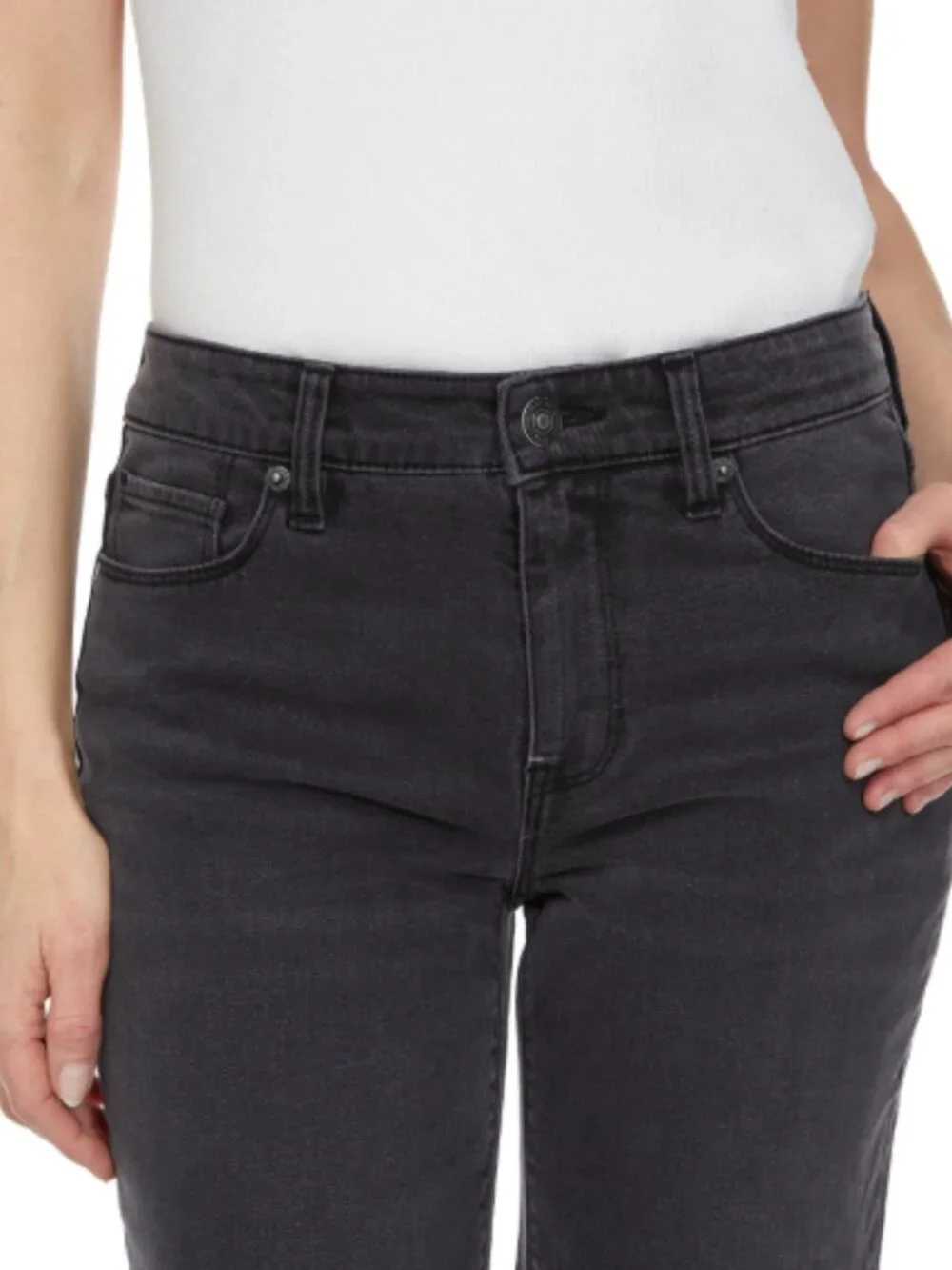 Hudson Women's Straight Leg Jean Black